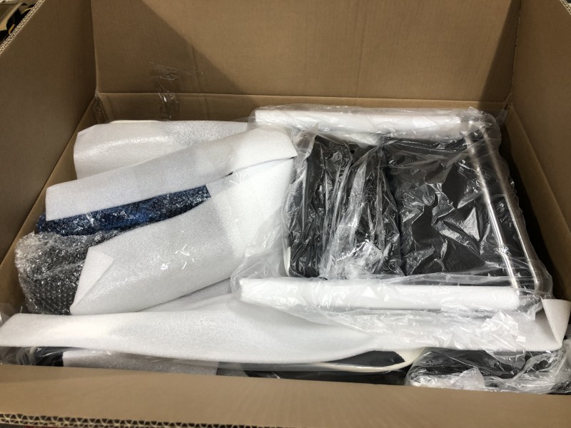 未使用新品！GTPLAYER ゲーミングチェア オットマン付き 白黒 PL800 画像5