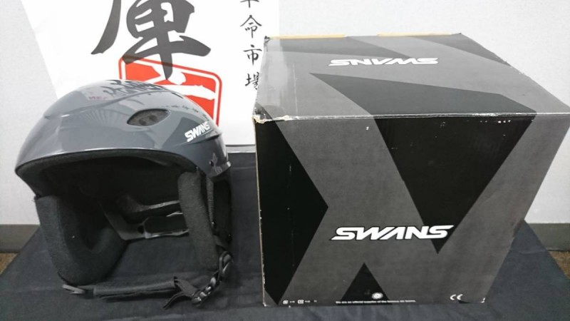 SWANS スワンズ ヘルメット スキー スノーボード フリーライドモデル H-45RL GMR ガンメタリック Lサイズ 58-64cm 画像1