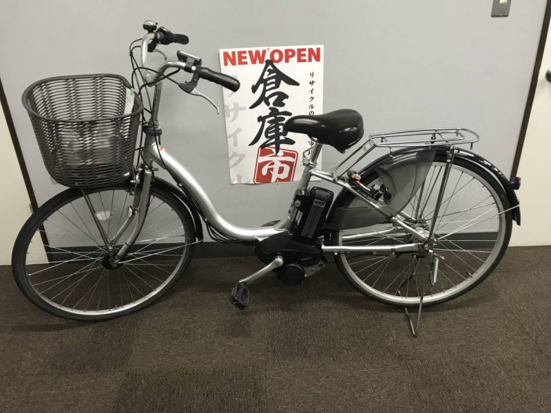 ヤマハ YAMAHA PASナチュラ 電動アシスト自転車 26インチタイヤ 自転車 電動 アシスト 鍵付き 3段ギア 5.0Ah 画像1