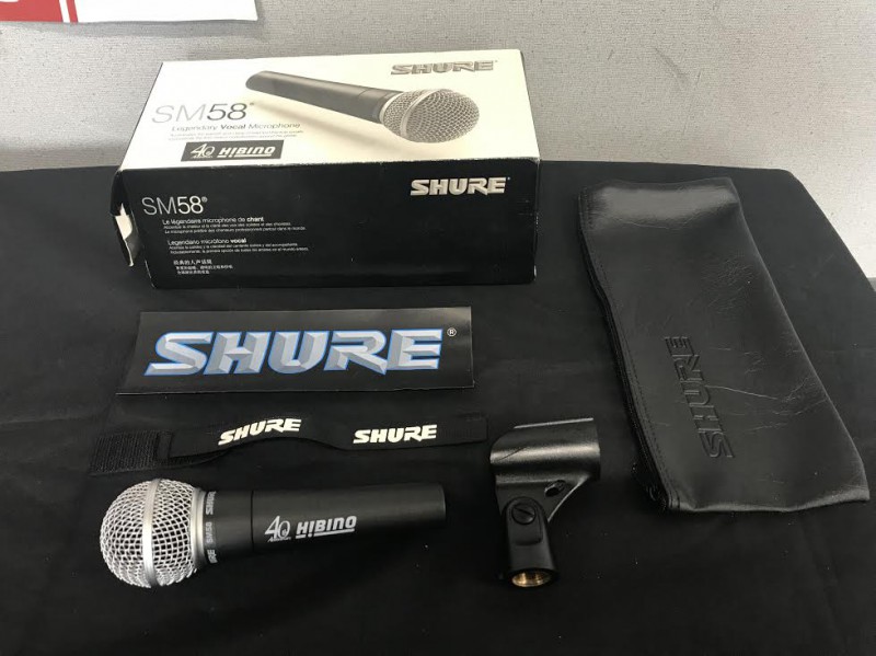 SHURE SM58 ダイナミックマイク HIBINO 40周年記念 マイク ボーカルマイク 画像1