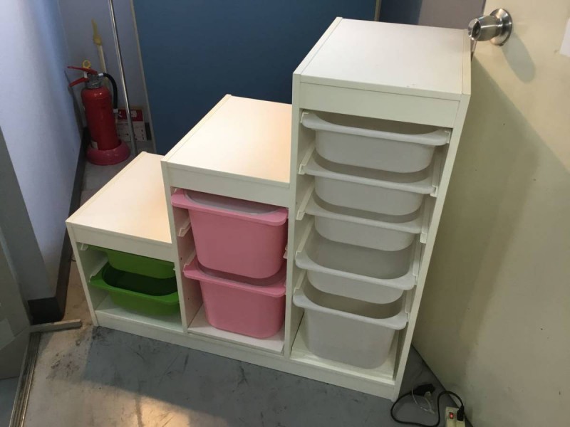 IKEA イケア 階段式収納 階段 収納BOX 収納棚 収納 収納家具 階段収納棚 画像1