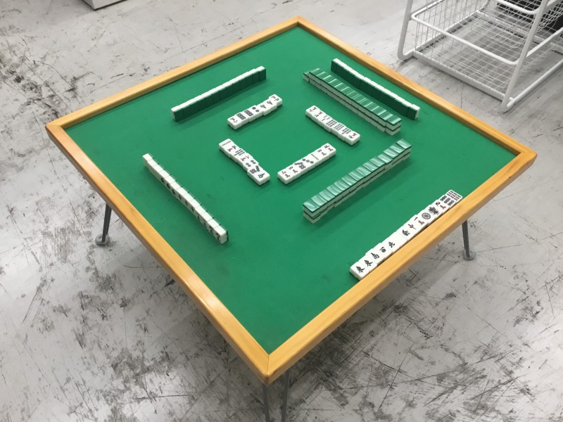 手打ち 麻雀卓 折り畳み式 手動麻雀卓 麻雀卓 雀卓 簡易麻雀卓 画像1