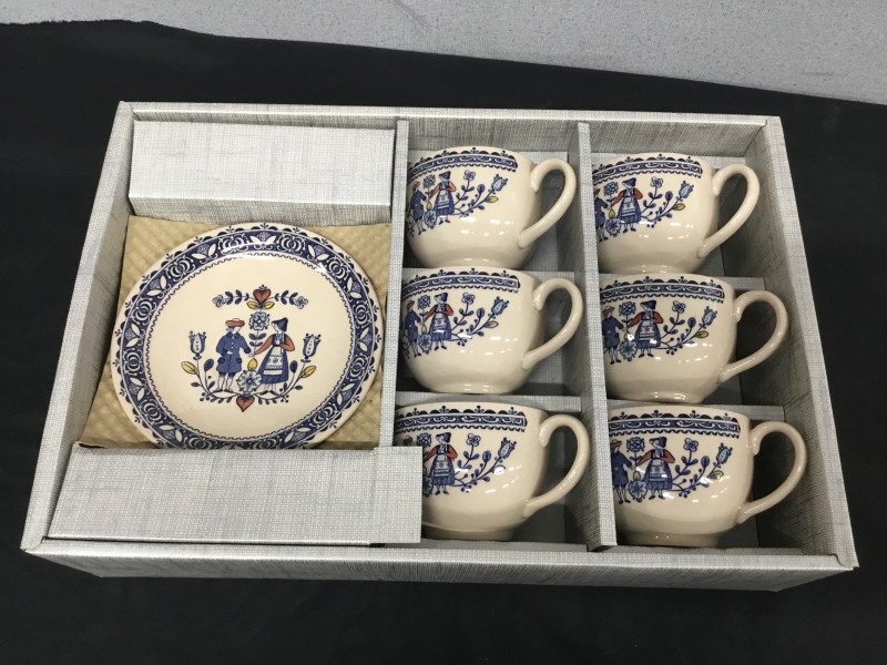 JOHNSON BROS ジョンソン ブラザーズ HEARTS & FLOWERS カップ&ソーサー 6客 画像1