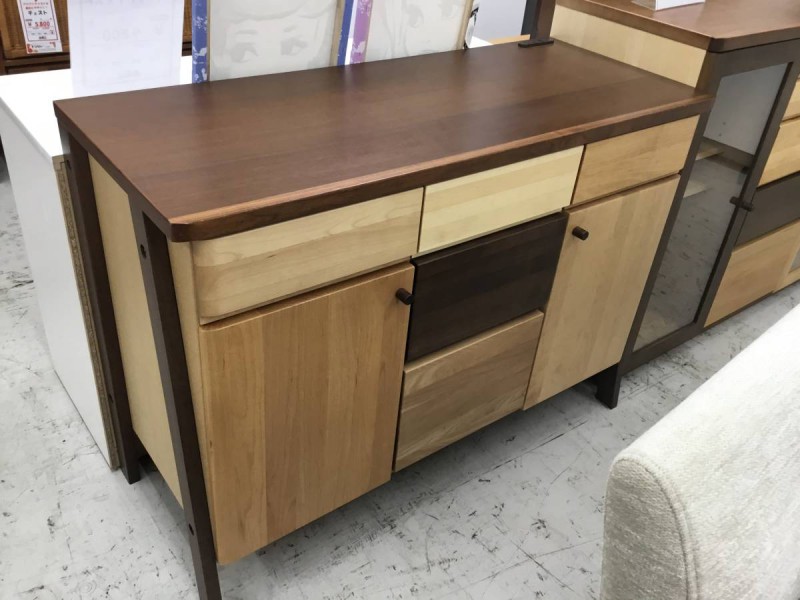 リビングラック ラック サイドボード キャビネット 木製 収納家具 収納 画像1