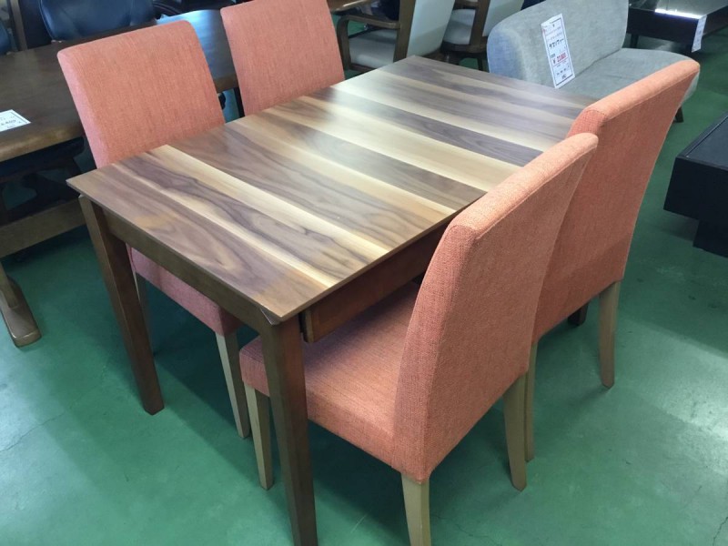 4人掛けダイニングセット ダイニング テーブル 椅子 イス 4人掛け 木製 画像1