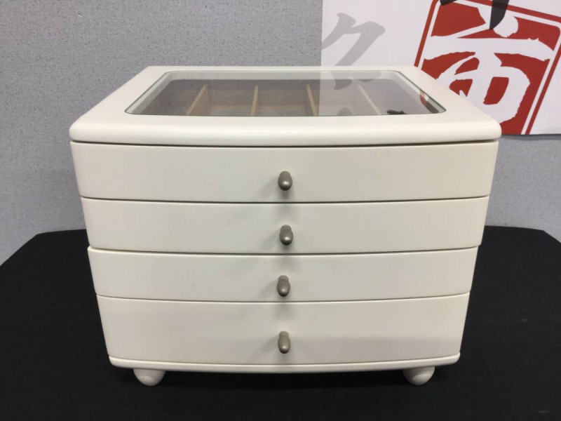 ジュエリーケース ウォッチ サングラス 4段式 腕時計 収納ケース サングラス収納ボックス アクセサリー収納 画像1