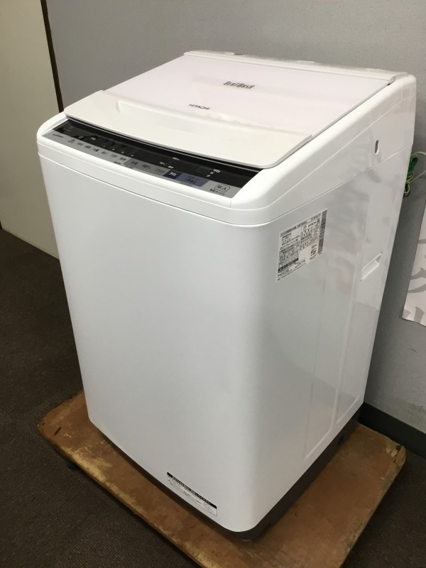 HITACHI 日立 ビートウォッシュ 2017年製 洗濯機 8Kg BW-V80B 画像1