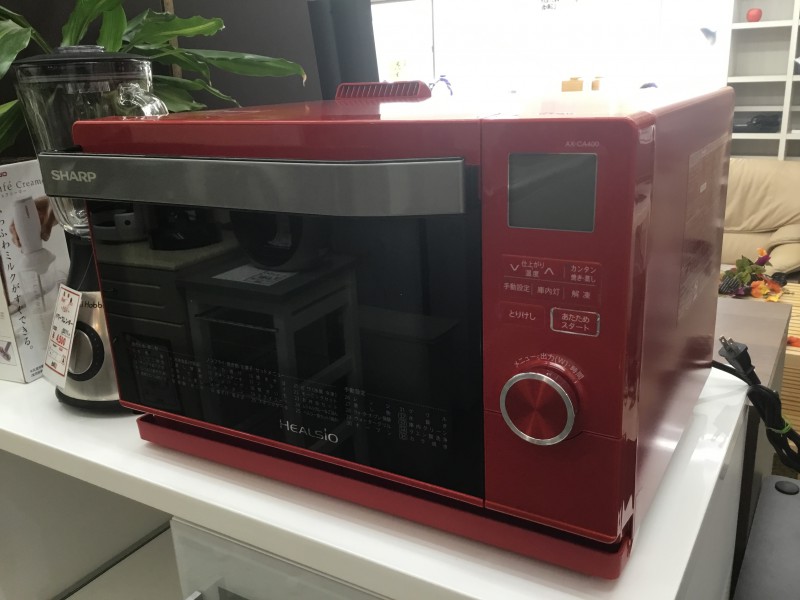SHARP ヘルシオ AX-CA400-R ウォーター オーブン レッド 家電 画像1