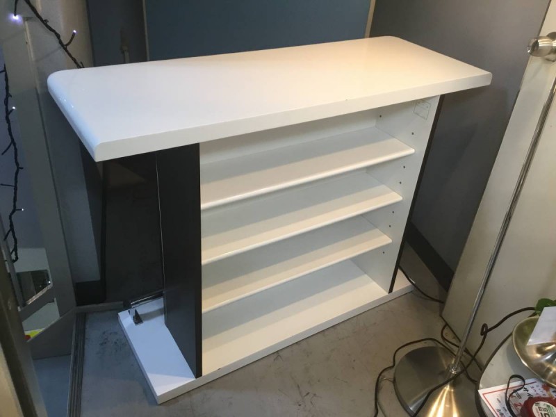 NITORI ニトリ バーカウンターフーガ バー カウンター バーカウンター　キッチンカウンター 120 DBR 画像1