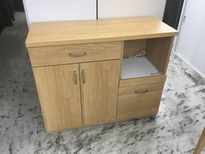 カップボード レンジボード キッチンボード レンジ台 収納家具 キッチン台 収納 画像1