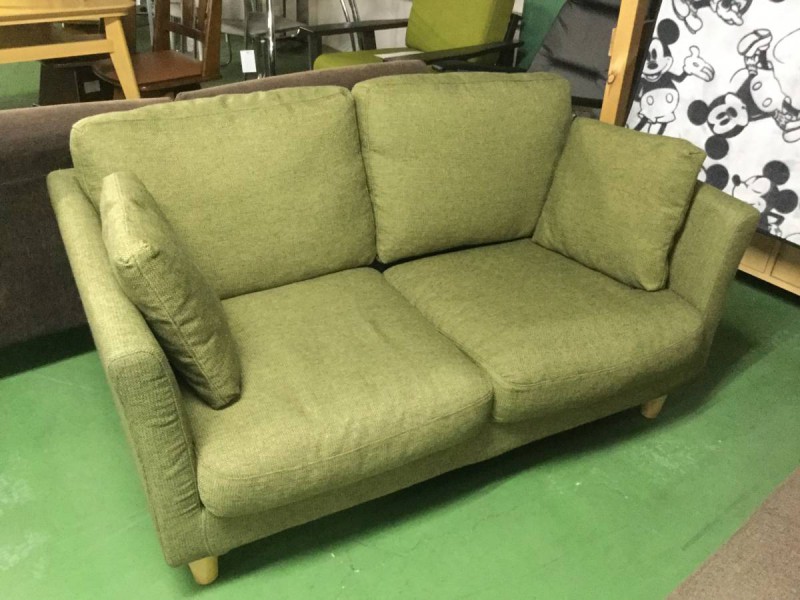 2人掛けソファー ソファ ラブソファ ソファ ロビーソファ ロビー リビング 布 画像1