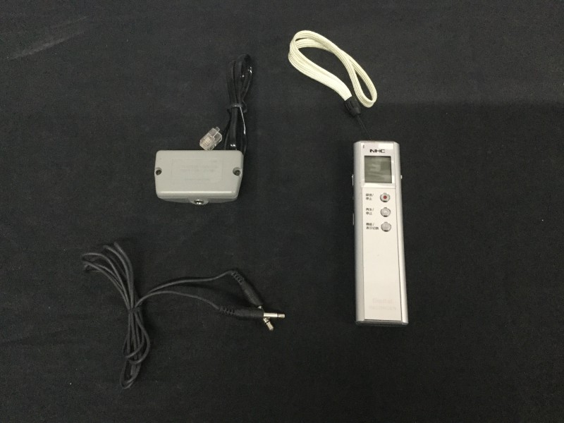 NHC デジタルボイスレコーダー ICレコーダー シルバー VR-4600 画像1