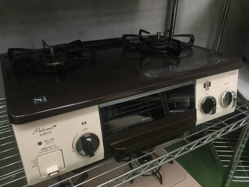 パロマ Paloma IC-33BB-R 都市ガス グリル付き 2014年製 画像1