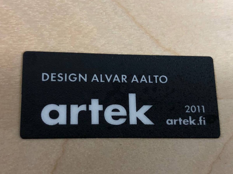 artek アルテック社製 TABLE 90B ALVAR AALTO アアルト 画像3