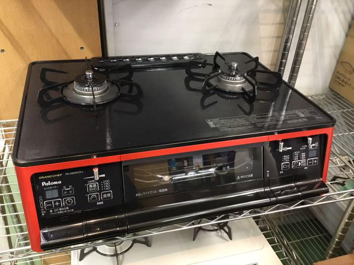パロマ ガスコンロ グランドシェフプレミアム 18年製 都市ガス 画像1